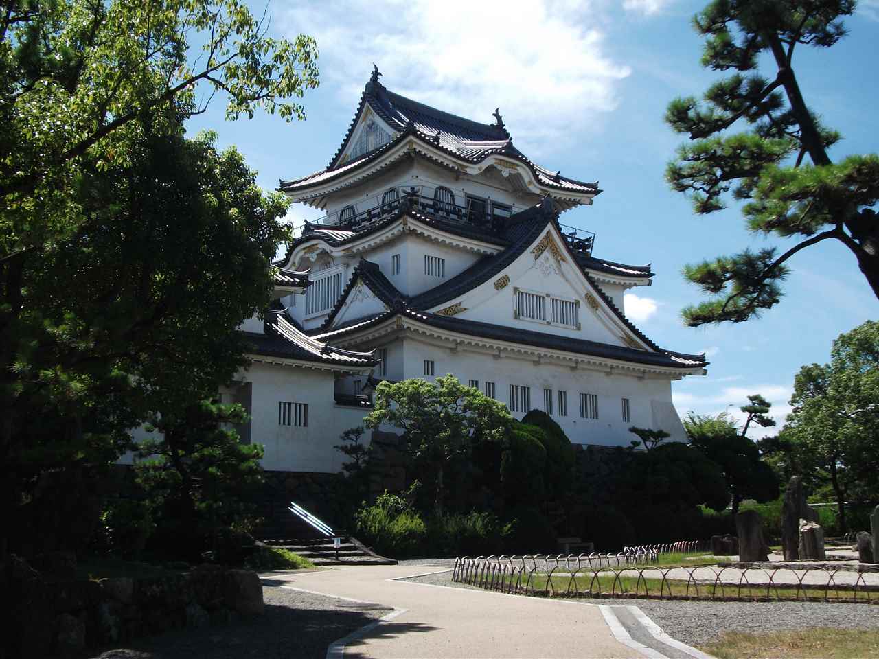 岸和田城