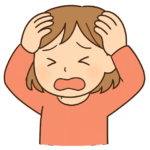 頭を抱える